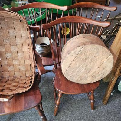Wood Dining Room Chairs, Round Wood Box