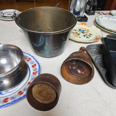 Butter Mold/Bell, Metal Bucket