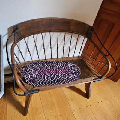 Wooden and Iron Bench