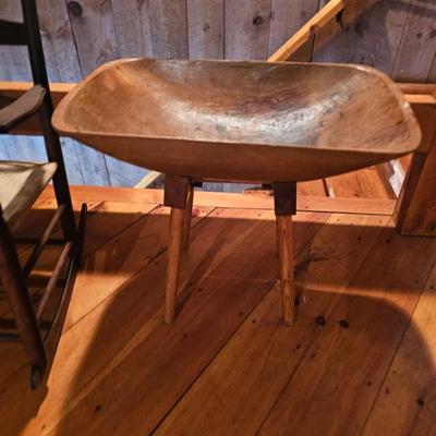 Wooden Dough Bowl