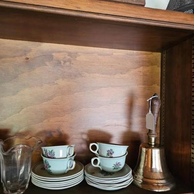 Tea cups and Saucers, Hand Held Bell