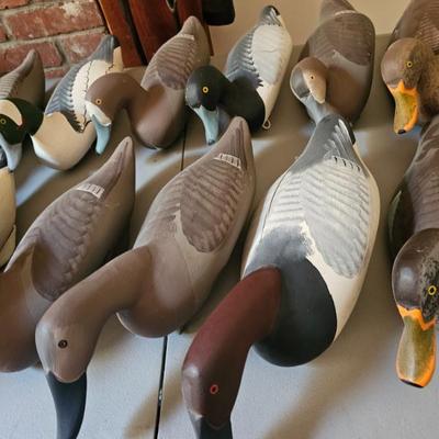 Wood Carved Duck Decoys - Jobes