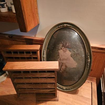 Small Wooden Storage shelf