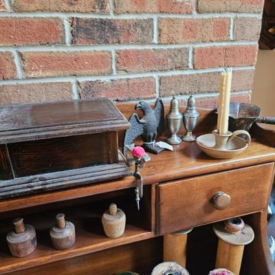 Candle Stick Holder, Metal Salt Pepper Shakers