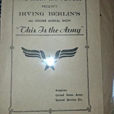 WWII Irving Berlin Program