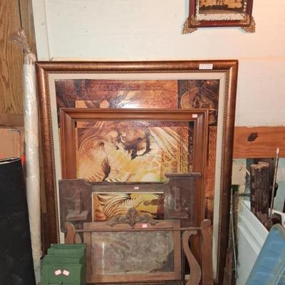 Large Art, Frames, Salvage 