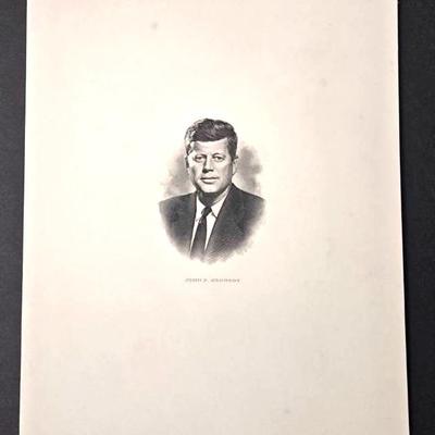Bureau of Engraving and Printing "John F. Kennedy" Portrait 