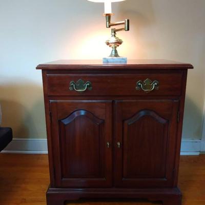 Henkle-Harris Black Cherry Nightstand