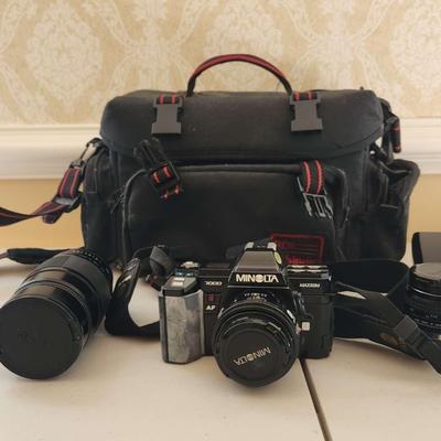 Minolta Camera And Hoya Lens