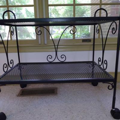 Metal Frame Bar Cart