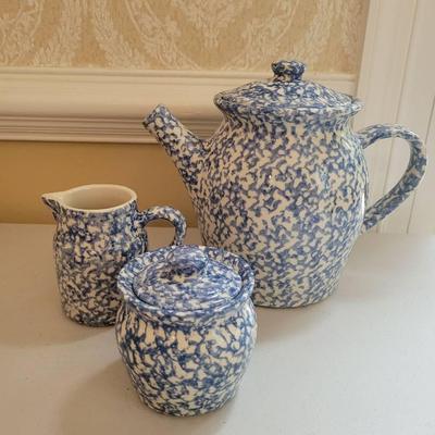 Spongewear Teapot, Creamer, & Sugar Dish