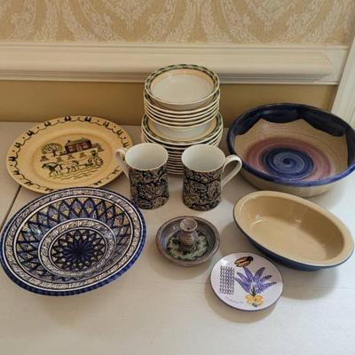 Blue Dishes Lot