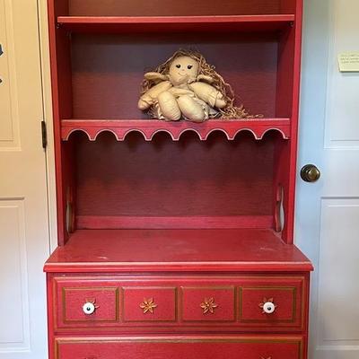 Charming Red Cabinet
