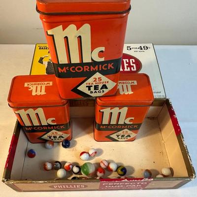 For All The Marbles And How About Those Tins! 