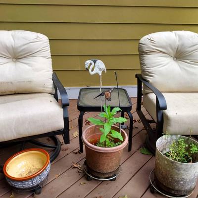 Woodard Swivel Patio Chairs And Accessories 