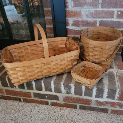 Lot Of Three Workshops Baskets