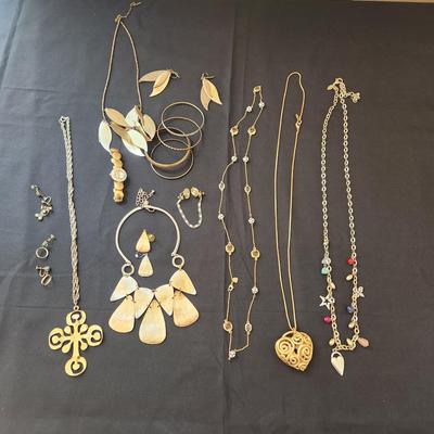 Gold Tone Costume Jewelry 