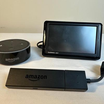 Amazon Echo Dot, Fire TV Stick And Garmin nuvi