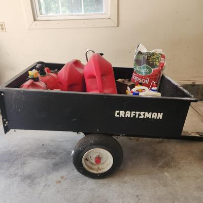 Craftsman Dump Cart With Contents 