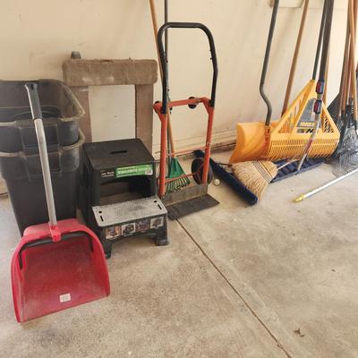 Handtruck, Snow Shovels, Rakes And More