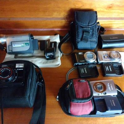 Canon Cameras And Sony Handycam