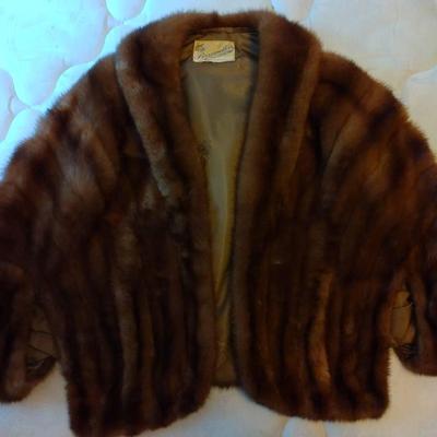 Vintage Woman's Fur (Mink) Stole Coat