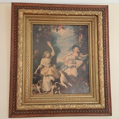 Three Youngest Daughters of George III Print