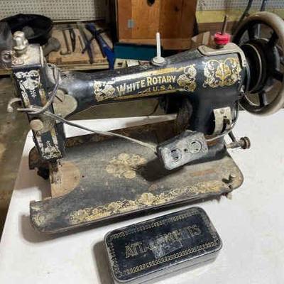 Ls1345 white rotary sewing machine