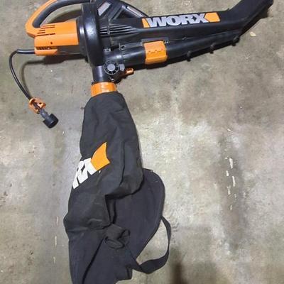 Ls1416 worx leaf blower with bag