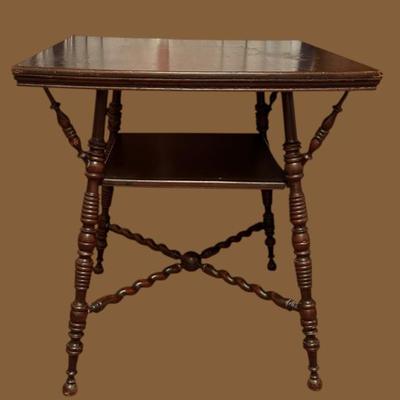Ls1330 victorian eastlake style parlor table
