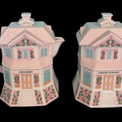Ls1319 lenox village creamery and confectionary set