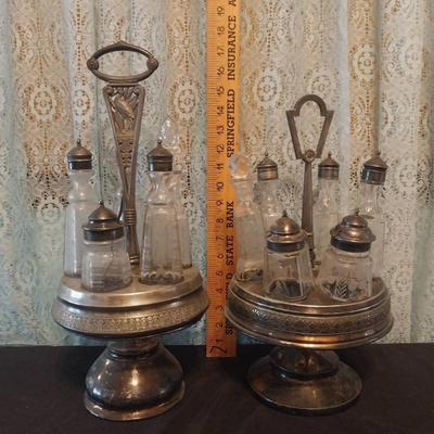 Ls1252 art deco style cruet sets