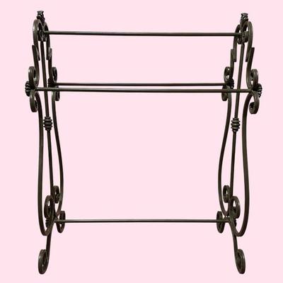 Ls1329 wrought iron quilt rack