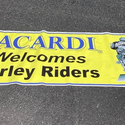 Bacardi Límon Banner "Welcome Harley Riders"