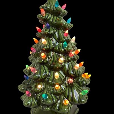 Vintage Ceramic Christmas Tree