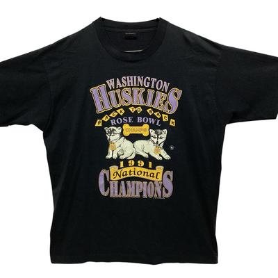 1991 WA Husky Rose Bowl T-Shirt