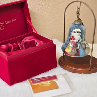 Santa With Reindeer Ornament