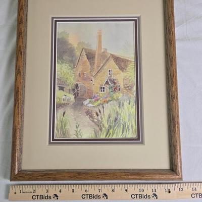 “The Old Mill At Lower Slaughter” By Lesley Holmes