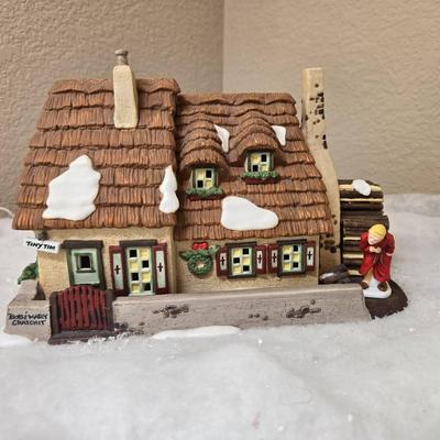 Christmas Carol Cottage (With Smoking Chimney)