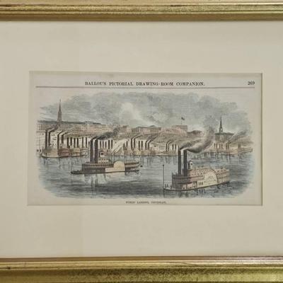 Pictorial Drawing-Public Landing, Cincinnati