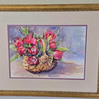 Watercolored Painting By Susan M Graham