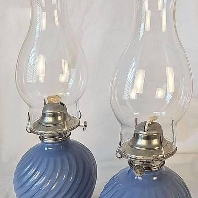 Twin Blue Kaadan Lamp