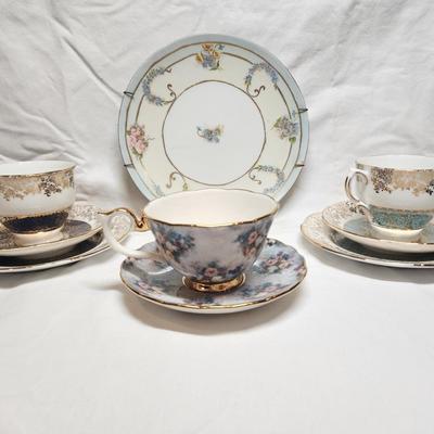 Vintage Collection Of Tea Cups And Saucers