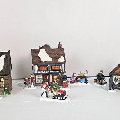 Dicken's Village The Spirit Of Giving & Printer Shop