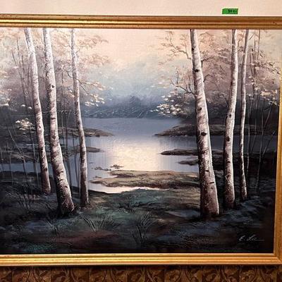 BA411 Artist E. Lee Painting 
