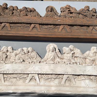 BA561 Carved Panel Resembling Last Supper