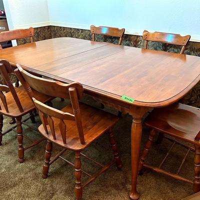 BA432 "Rockport Maple" Dining Table & Chairs