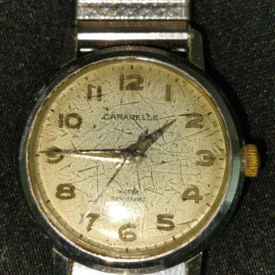Caravelle Bulova Vintage Mens Windup Watch