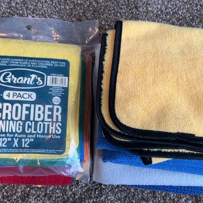Group Of Microfiber Cleaning Clothes