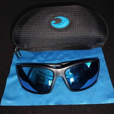 COSTA 6S9007 Reefton - Men Sunglasses Polarized Blue Lenses With Case